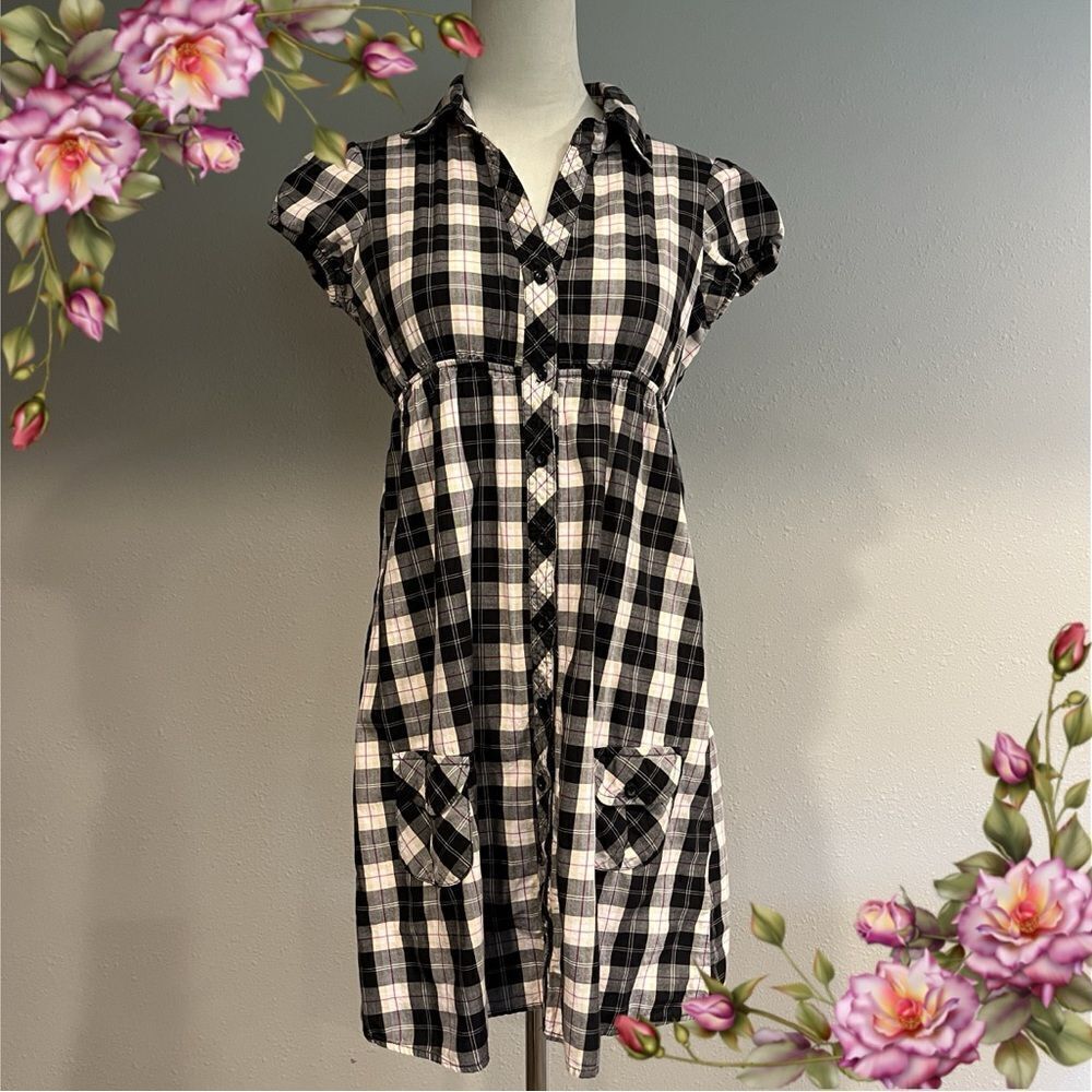L.e.i Sundresses By Taylor Swift Juniors Small Country Chic Y2K‎ Button Dress